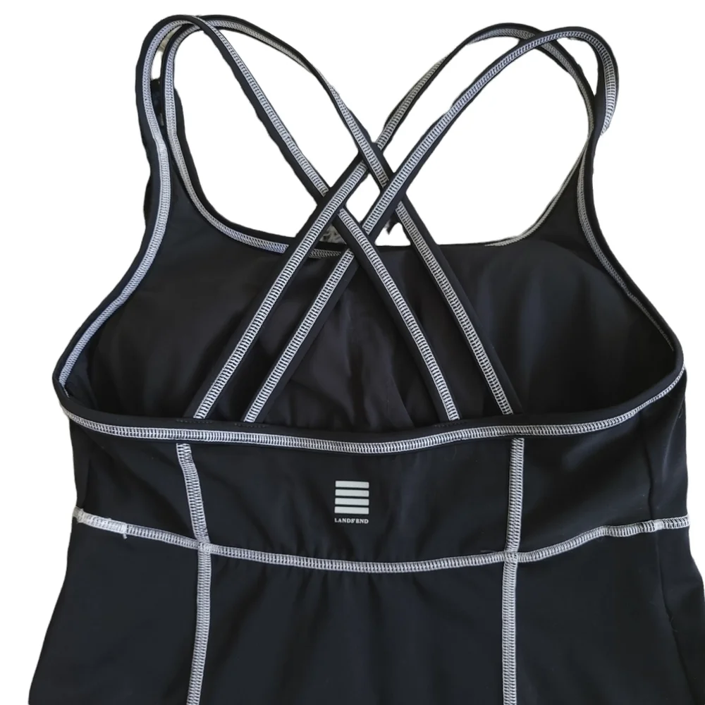 𝅺LANDS' End Top Stitch Tankini
